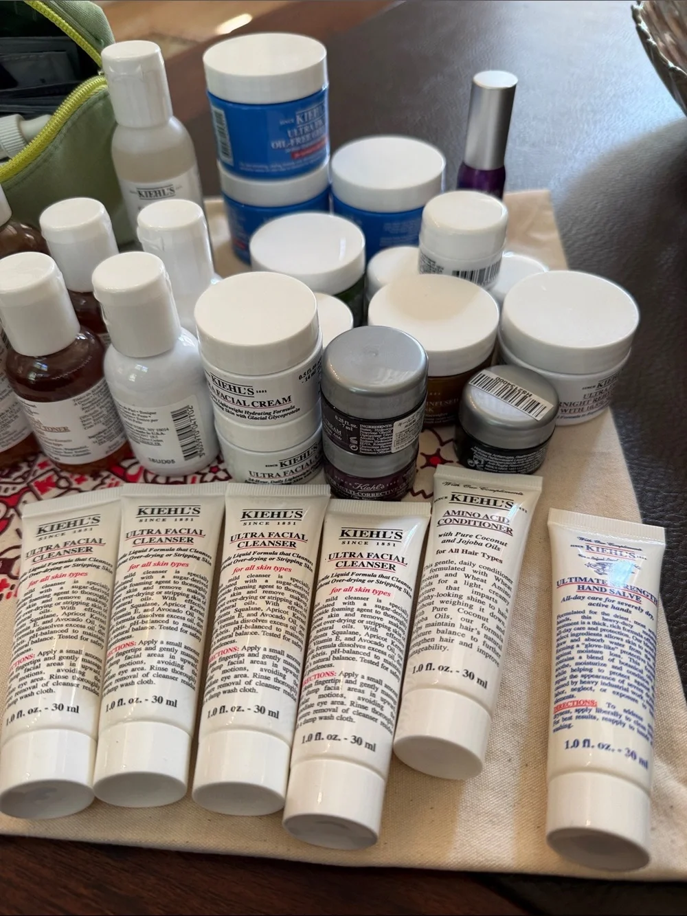 Kiehl's Skincare Assortment and Tote